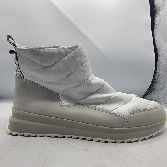 Franco Sarto Alps Womens 9 M White Boots Water Resistant Winter Casual Outdoors - Picture 13 of 13